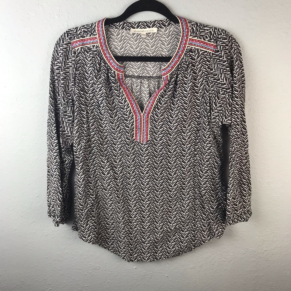 Daniel Rainn | Stitch Fix‎ printed blouse sz small